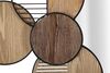 Immagine aggiuntiva di Specchio rotondo da muro decorato da cerchi in legno 123,2x63,5  41858