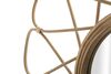 Particolare di Specchio decorativo da muro ghirigoro rattan e metallo 65,5cm  41845