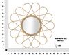 Specchio decorativo da muro ghirigoro rattan e metallo 65,5cm  41845 - foto 5