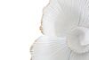 Ulteriore dettaglio di Specchio decorativo soggiorno bianco fiori sfumati oro 82cm  41620