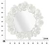 Specchio decorativo soggiorno bianco fiori sfumati oro 82cm  41620 - foto 6