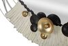 Immagine aggiuntiva di Specchio decorativo ovale metallo oro bianco argento 114x81  42561