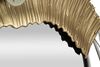 Ulteriore dettaglio di Specchio decorativo ovale metallo oro bianco argento 114x81  42561