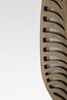 Particolare di Specchio da muro rotondo decorato da foglia in legno 60cm  41861