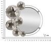 Specchio argento con decorazione in metallo particolare ingresso 87x80,6  42560 - foto 5