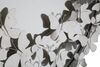 Particolare di Specchio decorativo motivo argento farfalle 91x94cm  41603