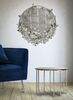 Specchio decorativo motivo argento farfalle 91x94cm  41603 - foto 5
