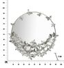 Specchio decorativo motivo argento farfalle 91x94cm  41603 - foto 6