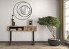 Specchio da 33cm decorativo con motivo astratto scuro 80cm  41604 - foto 5