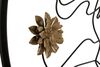 Particolare di Specchio decorativo design mezzaluna viso stilizzato 80cm (27x76)  41557
