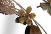 Particolare di Specchio decorativo moderno trama di fiori e farfalle 82cm  41849