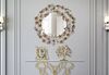 Specchio decorativo moderno trama di fiori e farfalle 82cm  41849 - foto 4