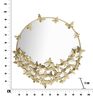 Specchio da arredo grande con applicazione farfalle dorate 91cm  41613 - foto 5
