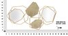 Specchio decorazione moderna da parete destrutturato forme strane 91x52  41847 - foto 6