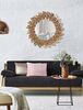 Specchio rotondo decorativo moderno petali rame 73cm  41629 - foto 4