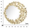 Specchio grande rotondo 55cm da parete decorativo farfalle oro 81,5cm  41606 - foto 5