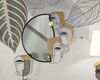 Specchio decorativo mezzaluna con visi 83x80 (48,5x72)  41558 - foto 5