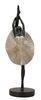 Immagine aggiuntiva di Decorazione statuetta moderna donna ballerina attitude 14x14x42,5  41756