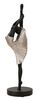 Particolare di Decorazione statuetta moderna donna ballerina attitude 14x14x42,5  41756