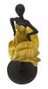 Ulteriore dettaglio di Soprammobile ballerina decorazione oro e nero 16,5x15x36  41753