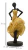 Soprammobile ballerina decorazione oro e nero 16,5x15x36  41753 - foto 6