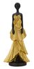 Immagine aggiuntiva di Decorazione statuetta donna abito dorato 14,5x10x33  41754