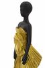 Decorazione statuetta donna abito dorato 14,5x10x33  41754 - foto 4