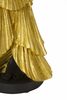 Decorazione statuetta donna abito dorato 14,5x10x33  41754 - foto 5