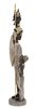 Particolare di Statua africana donna tribale con bambino alta 46cm 11,5x8,5x46  41747