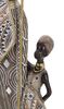 Ulteriore dettaglio di Statua africana donna tribale con bambino alta 46cm 11,5x8,5x46  41747