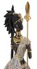 Statua africana donna tribale con bambino alta 46cm 11,5x8,5x46  41747 - foto 4