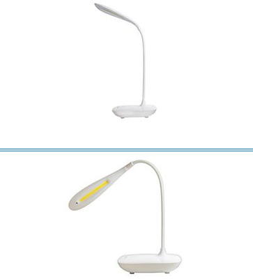 Lampada da tavolo a led senza fili a batteria o usb con braccetto flessibile 35701 LUCI E COLORI