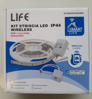 Striscia led 3 mt wireless WI-FI RGB 39254 LUCI E COLORI
