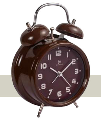 Sveglia vecchio stile marrone JA6011 LOWELL