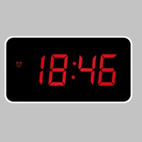 Sveglia digitale bianca alimentata a corrente doppio allarme led rosso JE5112B LOWELL