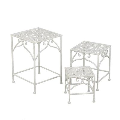 Colonnine-tavolini quadrati 23-33-43cm 3misure  37919