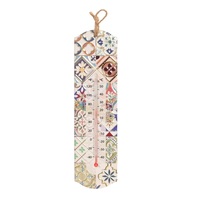 Termometro da ambiente con geometrie colorate Mod.D 7×26 cm  45721