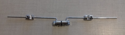 Faretto orientabile per tesate 12V interasse regolabile fino a 22cm circa per dicroica G5,3 ATHENA
