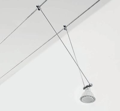 Faretto orientabile sorgente per tesata 12V adattabile METALSPOT 37676 38870 LUCI E COLORI