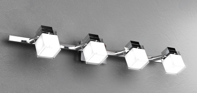 Lampada parete-soffitto 4 luci cromo 1095/F4 TOP LIGHT
