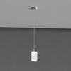 Lampadario piccolo vetro quadrato 1104/S1 TOP LIGHT