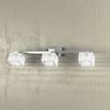Altra fotografia Lampada/parete soffitto ad asta con 3 luci vetro