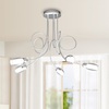 Altra foto Lampadario moderno 5 luci vetro trasparente