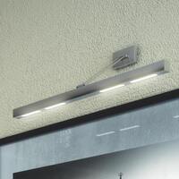 Lampada sopra specchio 4 luci G9 forma squadrata lunga cm. 55 1113/AG MIRROR TOP LIGHT