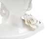 Centrotavola vaso per fiori donna bianco oro 21,7x14x21  41530 - foto 4