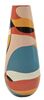 Vaso design pop art coloratissimo e altissimo puzzle 37x92  42920