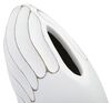 Vaso design ovale sottile foro laterale 34x11,5x24,5  42872 - foto 5