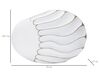 Vaso design ovale sottile foro laterale 34x11,5x24,5  42872 - foto 7