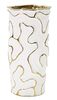 Immagine aggiuntiva di Vaso bianco moderno ghirigoro raffinato 12,5x25  42876