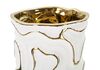 Particolare di Vaso bianco moderno ghirigoro raffinato 12,5x25  42876